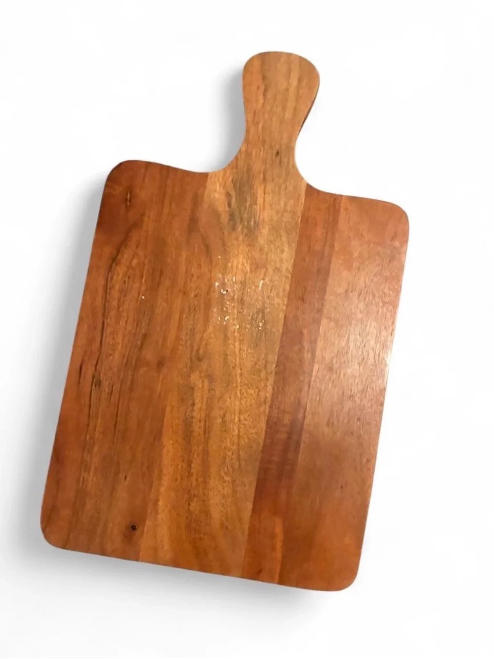 Wooden Serving Board with Engraved Sugar Skull - Brown